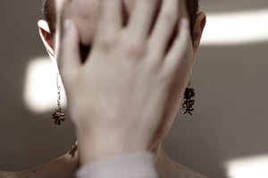 Image of Poppy Seed head earrings