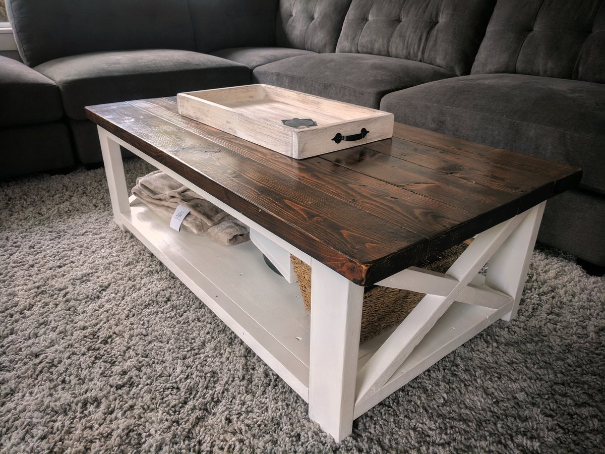Coffee table decor chic decorate decorating coffeeandsidetables Rustic Farmhouse Coffee Table | Diesel Boxer