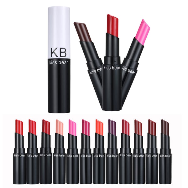 Image of Fashion Summer Women Lipstick Long Lasting Beauty Matte Tint Lips Makeup Cosmetics Lipgloss Make up