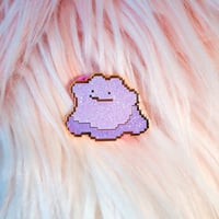 Image 1 of Glitter Blob Enamel Badge