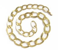 Image 2 of Graduated Curb Link Necklace