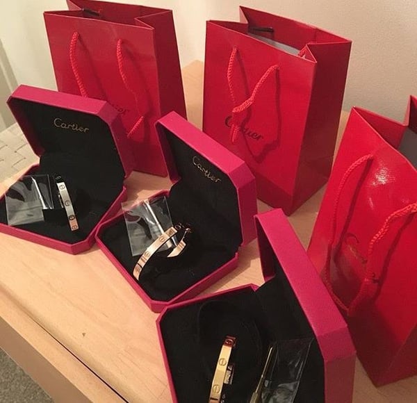 Image of Cartier Love Bracelets