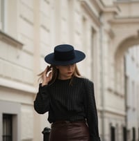 Alice Bolero Hat / Navy Blue