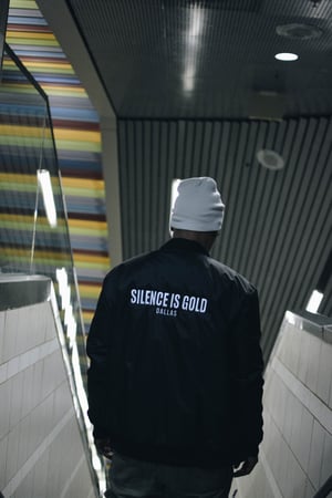 Image of White Logo | Black Jacket