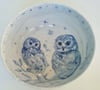 Porcelain Owl Bowl