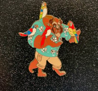 Tiki Bird Hawaiian Shirt Beast Pin