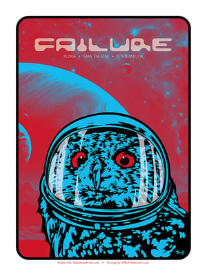 Image of Failure - Portland, OR gig poster 2016 or Art Print with no text