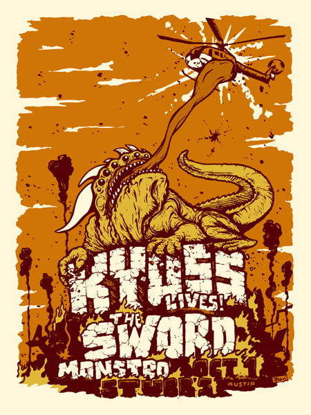 Image of Kyuss, The Sword - Austin