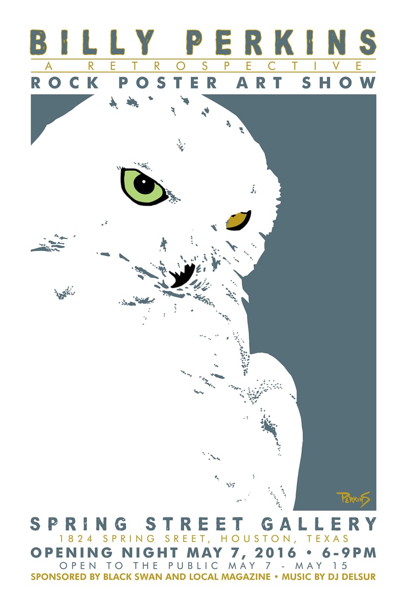 Perkins Art show print Billy Perkins