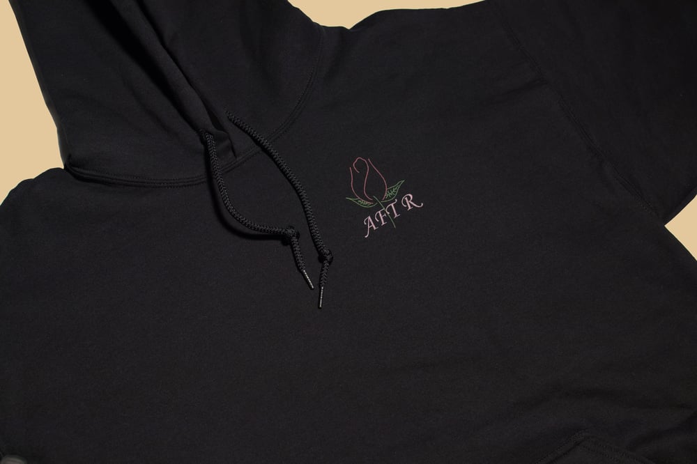 Image of FLOWER HOODIE BLACK