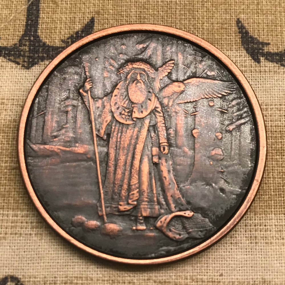 Image of Merlin 1oz Copper Challenge Coin