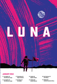 Image 1 of Luna 2018 Tour Poster