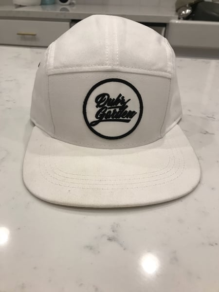 Image of Dubz Garden 5 panel hat- White