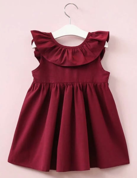 Image of Burgundy Mini Dress