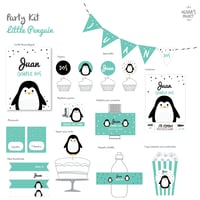 Image 1 of Party Kit Little Penguin Impreso