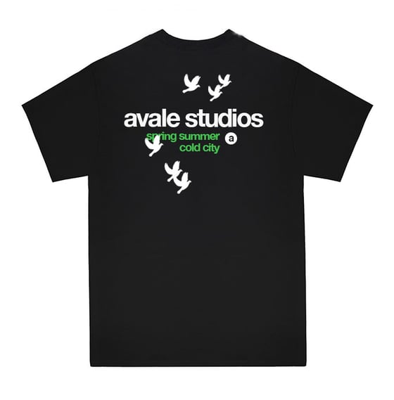 Image of Birds T-shirt (Black)