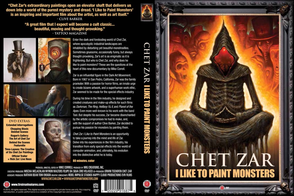 Image of Signed 'Chet Zar: I Like to Paint Monsters' (DVD)