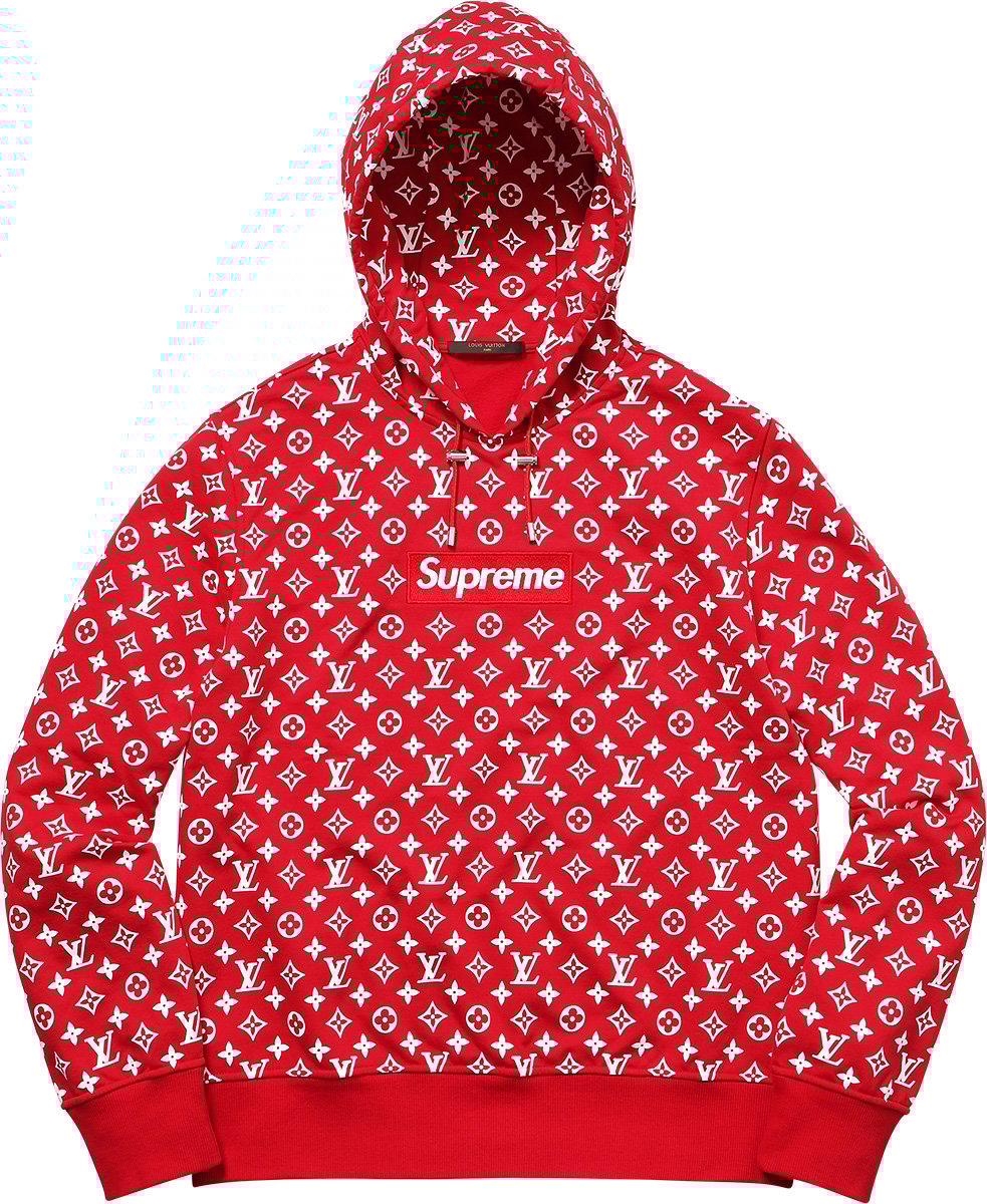 Louis vuitton and supreme sweater Clearance