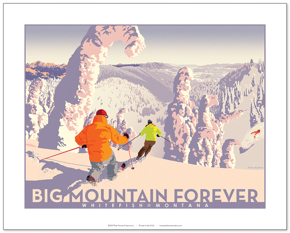 Image of Big Mountain Forever Poster
