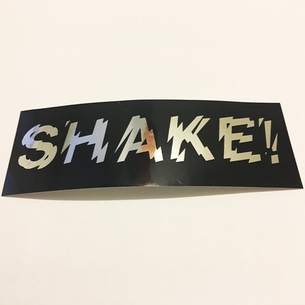 Image of Shake Chrome Sticker