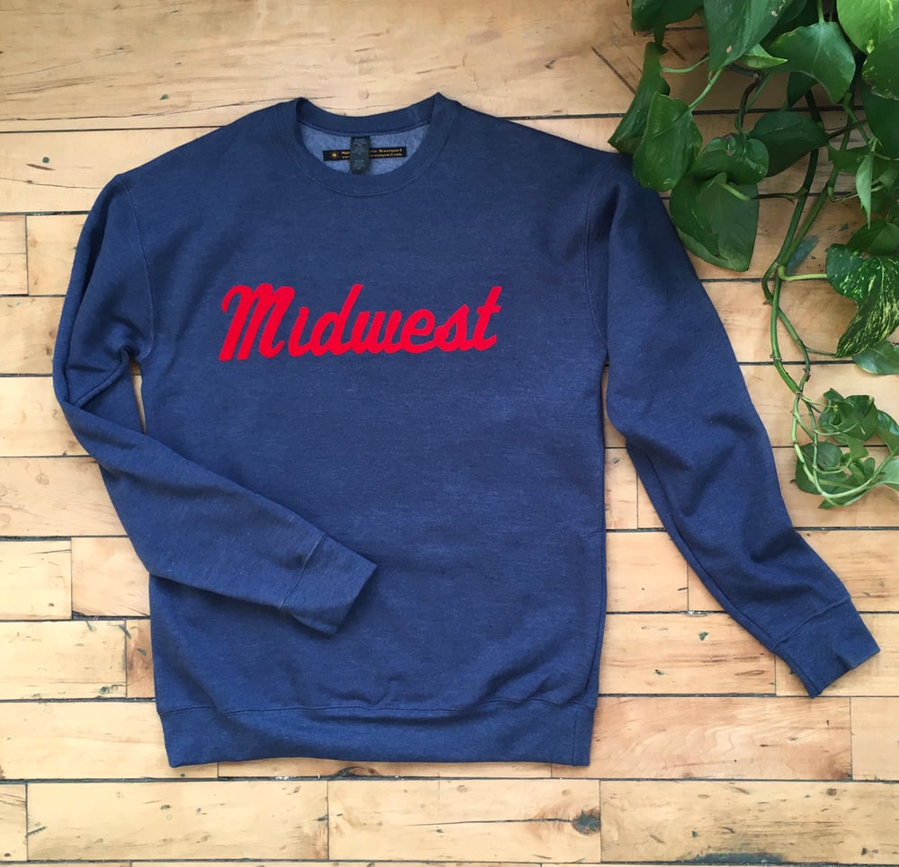 Midwest Unisex Flock Sweatshirt