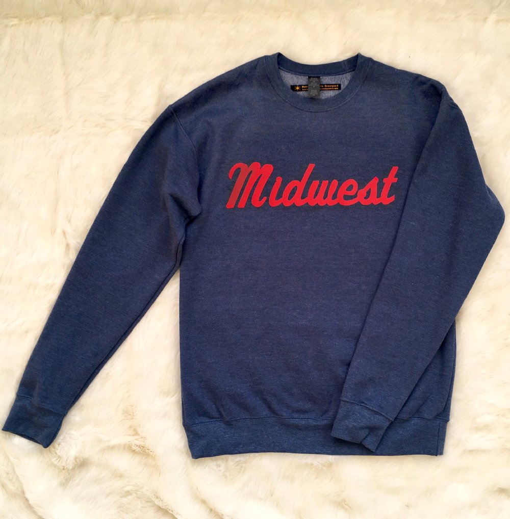 Midwest Unisex Flock Sweatshirt