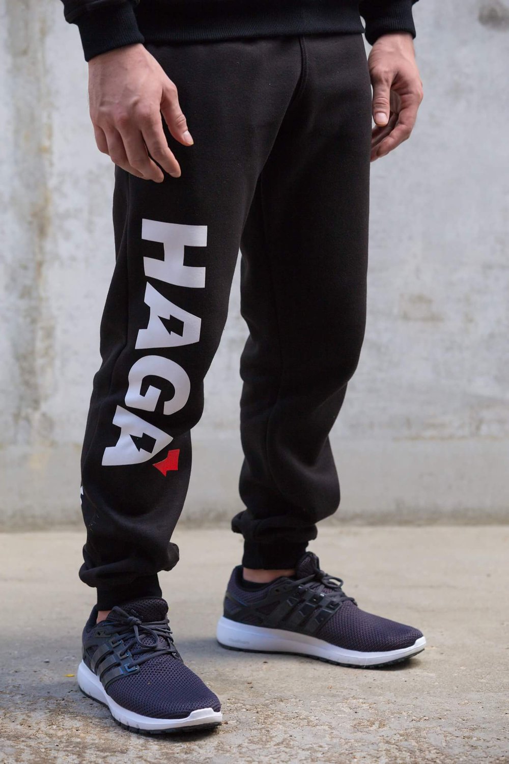 Image of BLACK LOGO JOGGERS