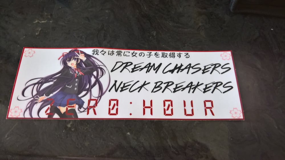 Image of ZERO : HOUR Dream chasing Neck Breaking.