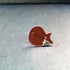 Tiny Sleeping Fox Lapel Tack Image 2