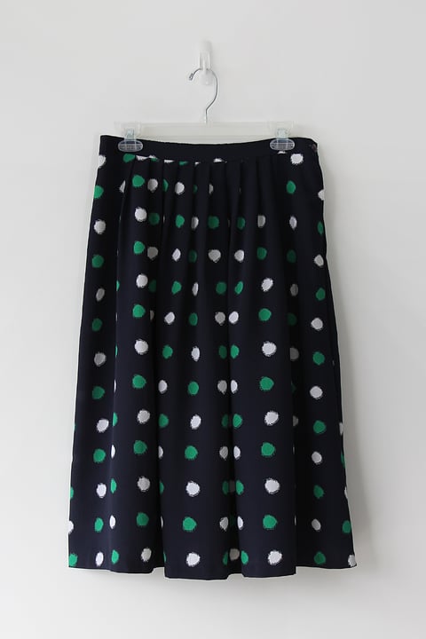 Image of SOLD Blurred Dots Skirt