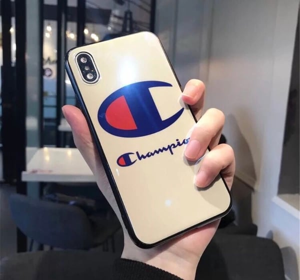 Image of Champion IPhone X case/ White Gloss