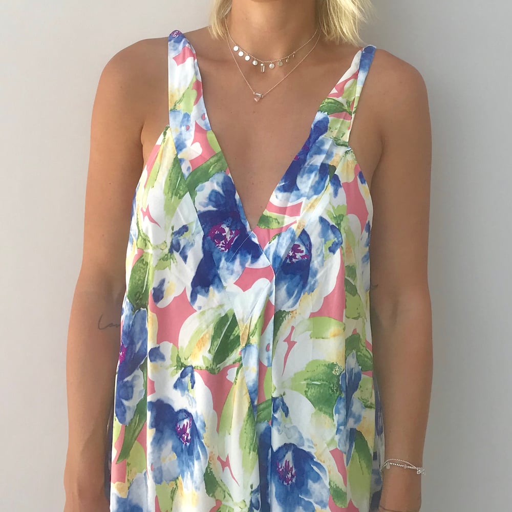 Image of Classic MAUI Dress | Pink Blue Green