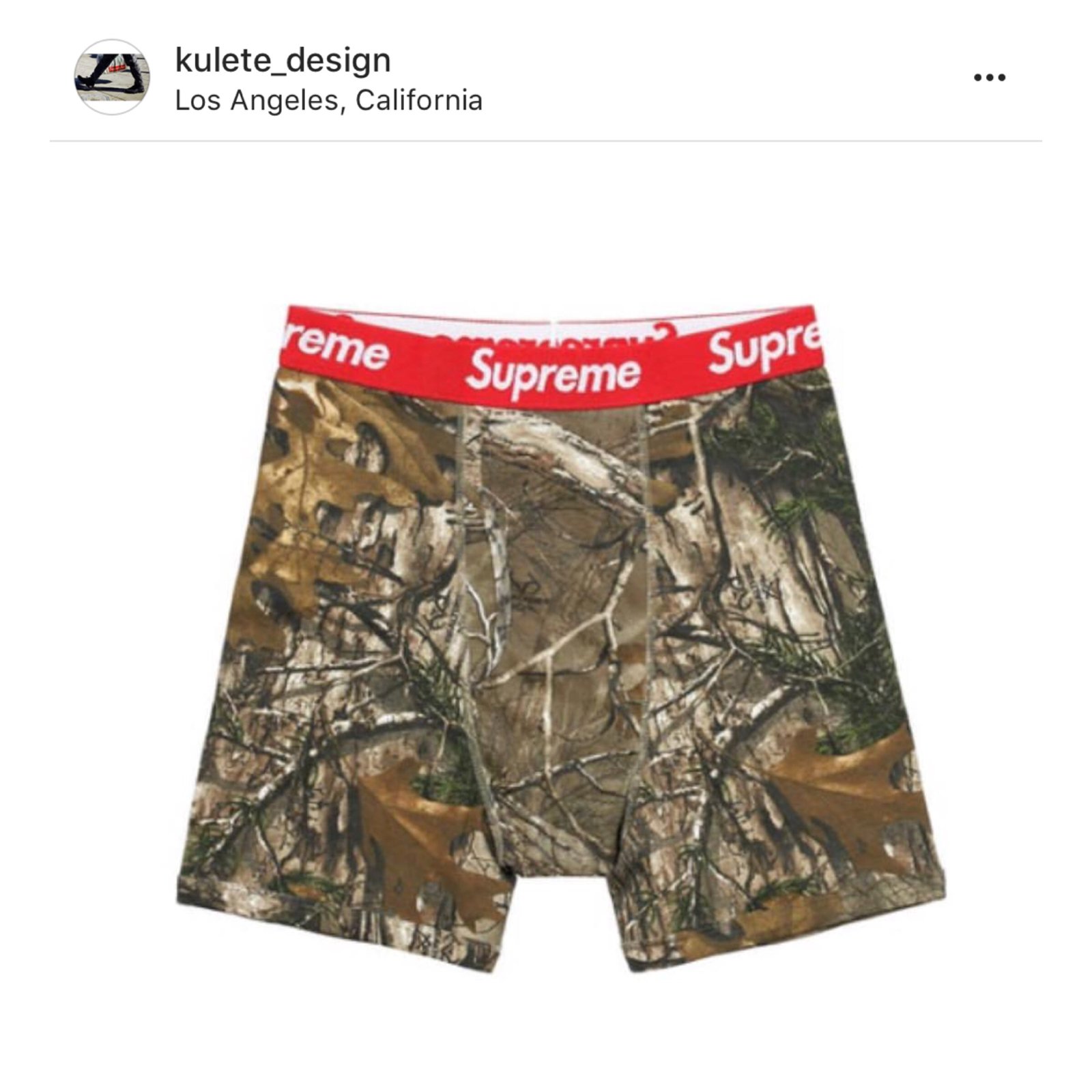 supreme x realtree