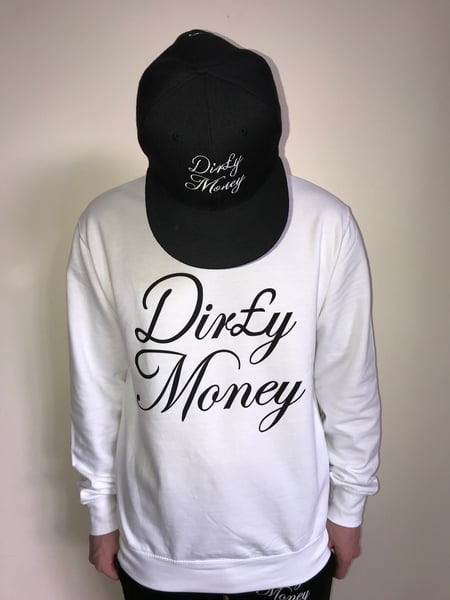 Image of WHITE DIR£Y MONEY SWEATER