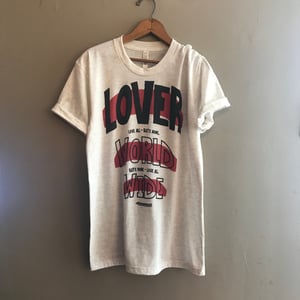 Image of The Lover World Wide Tee in Cream Triblend