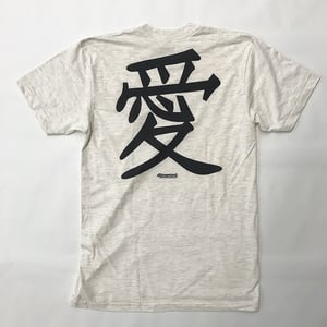 Image of The Love All - Hate None Tee in Cream Triblend