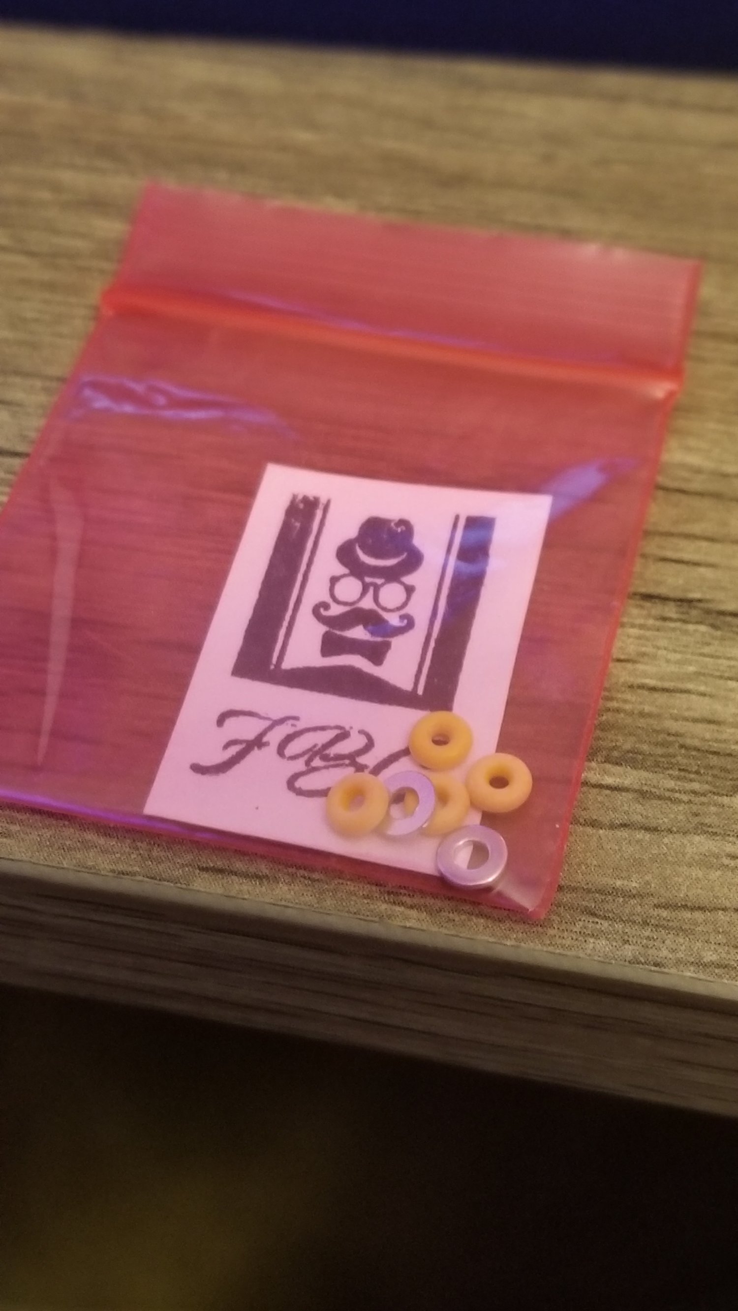 Image of Fingerboard Connoisseur Tuning Random Color Complete With Washers