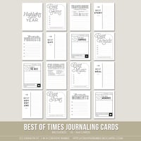 Image 1 of Best of Times Journaling Cards (Digital)