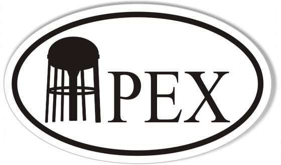 Apex NC Zip Code Sticker / Apex, North Carolina Bumper Stickers and Decals