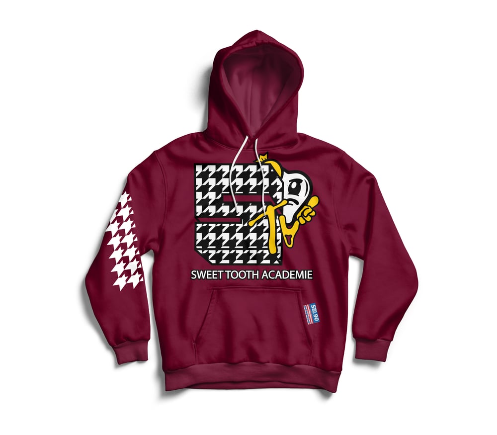 Image of STA TV HOODY MAROON