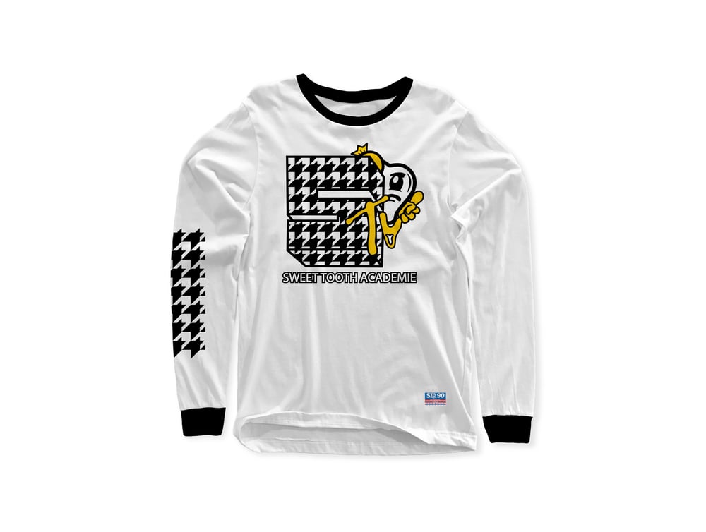 Image of STA MTV LONG SLEEVE WHITE & BLACK