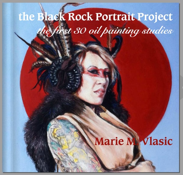 Image of Art Book: "the Black Rock Portrait Project, the first 30 oil painting studies"
