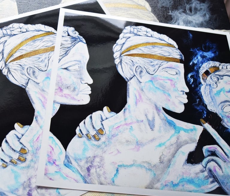 "HIGH CLASSD" GLOSSY PRINT