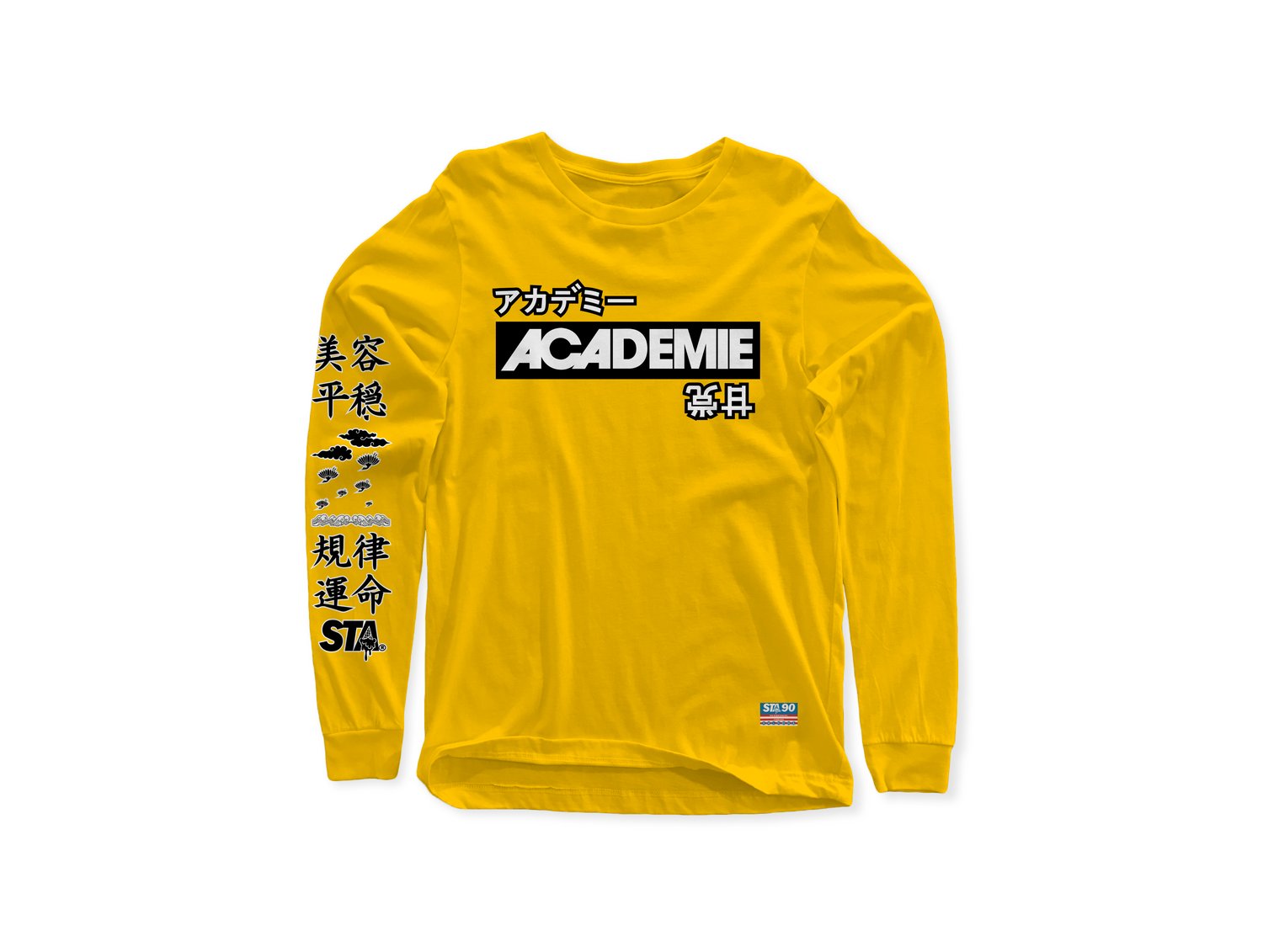 Image of ACADEMIE DESTINY YELLOW LONG SLEEVE