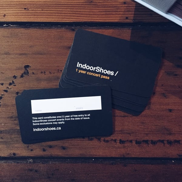 Image of IndoorShoes 1-Year Concert Pass