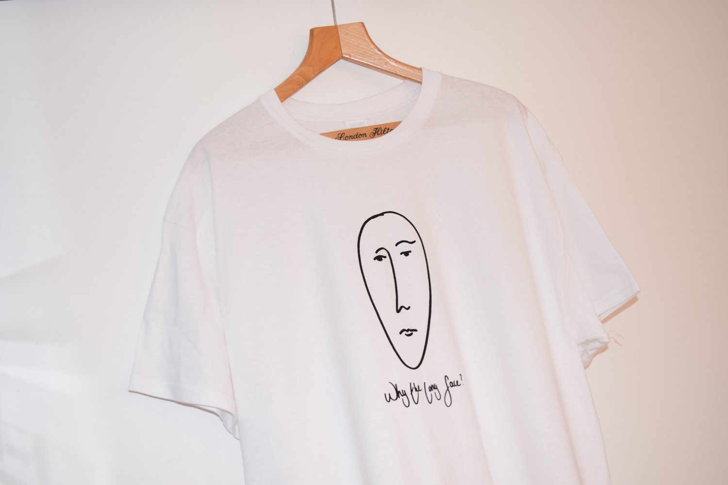 Image of Why The Long Face Tee in White
