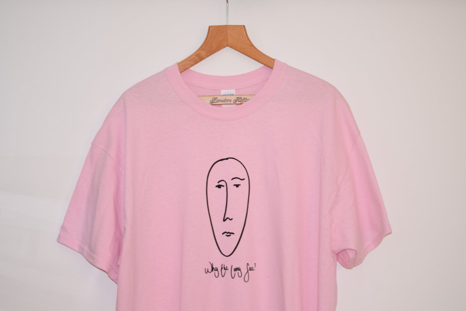 Image of Why The Long Face Tee in Pink