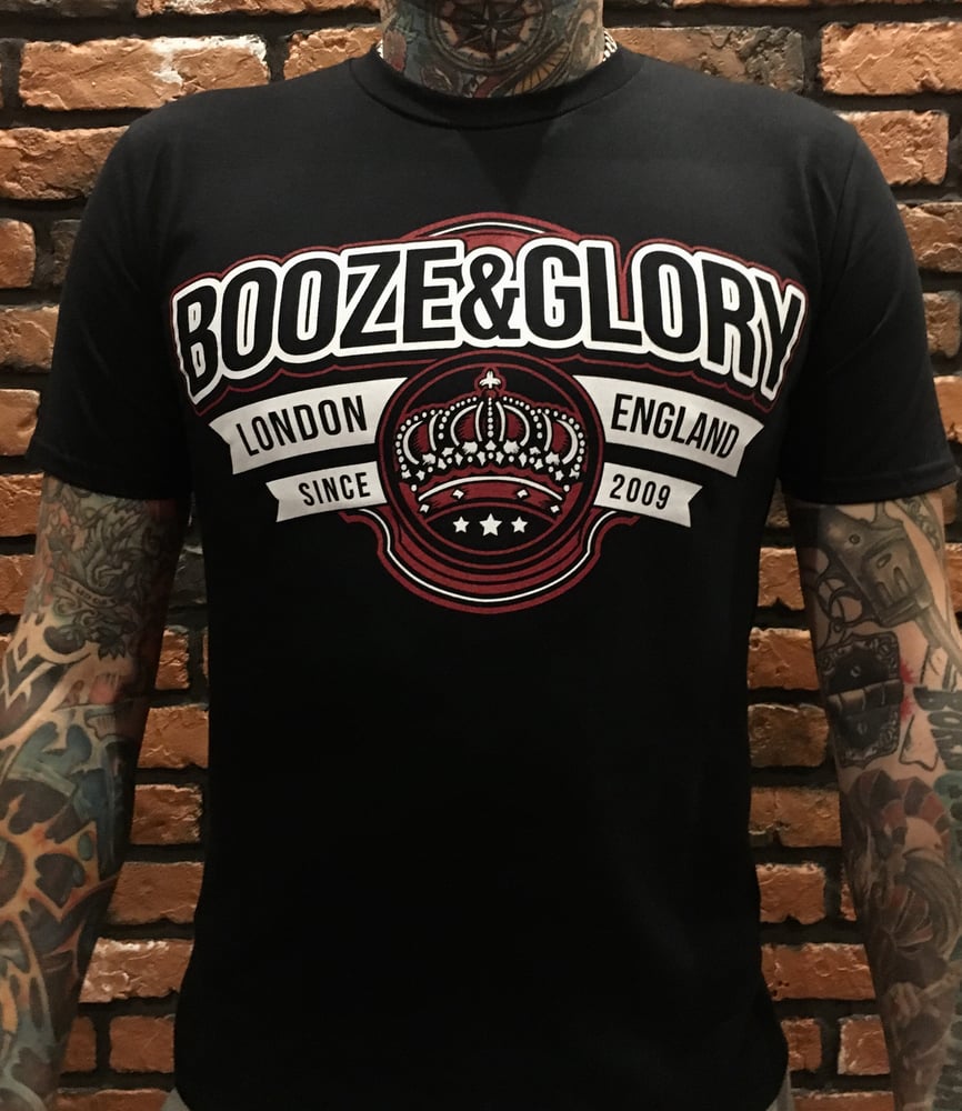 Image of Booze & Glory CROWN Tshirt