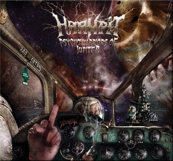 Image of HARMPIT "Psychowarriors of Jupiter" digipack