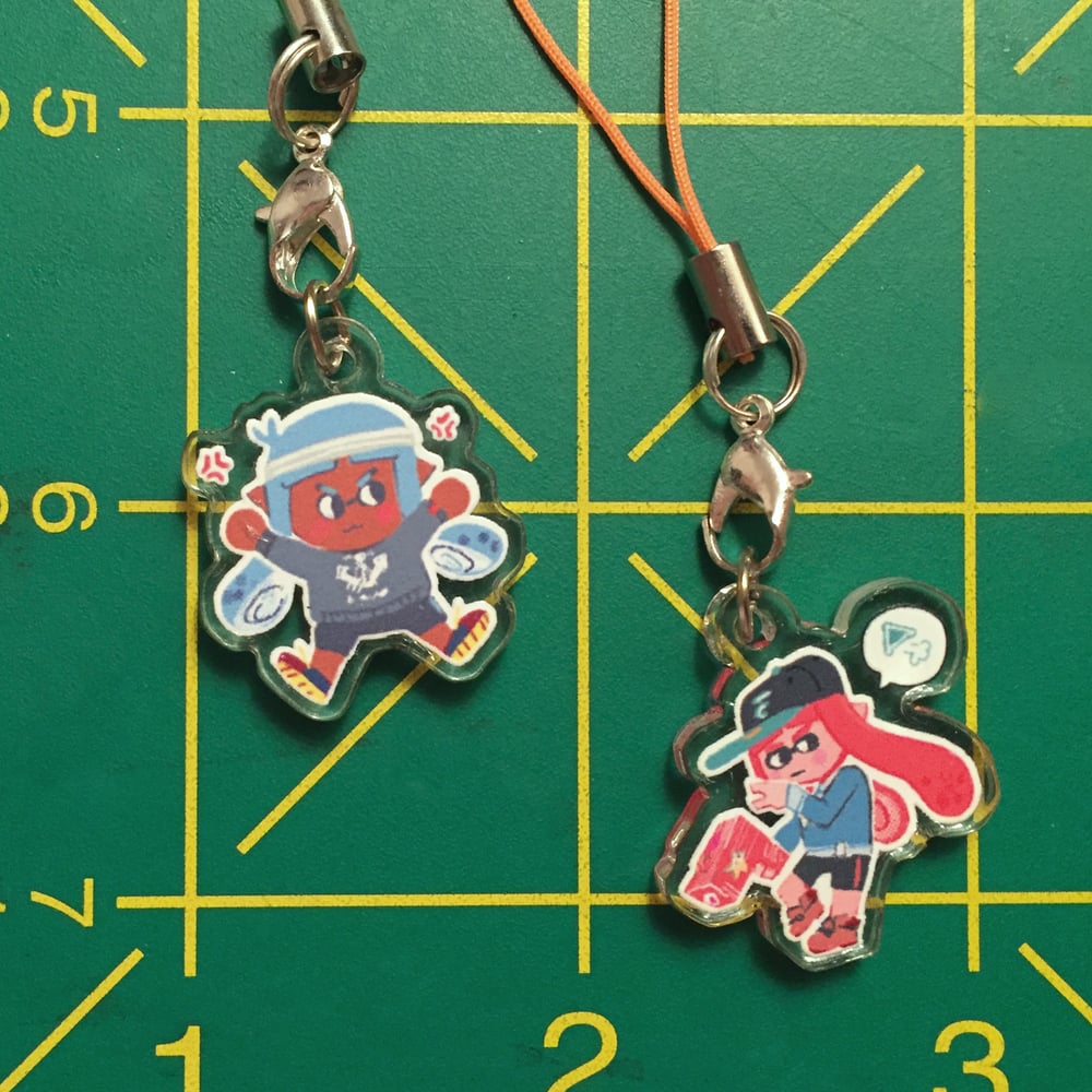 Image of Splatoon Phone Charms